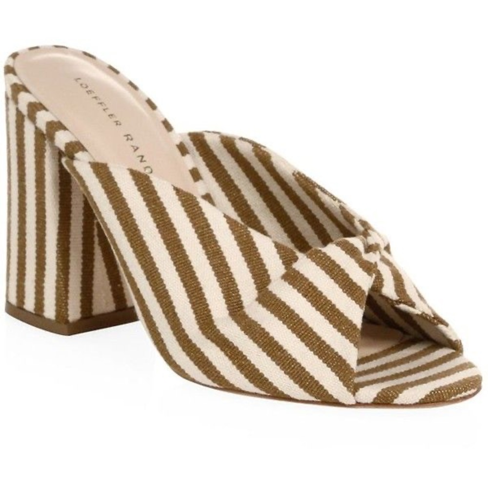 Loeffler randall laurel striped slides